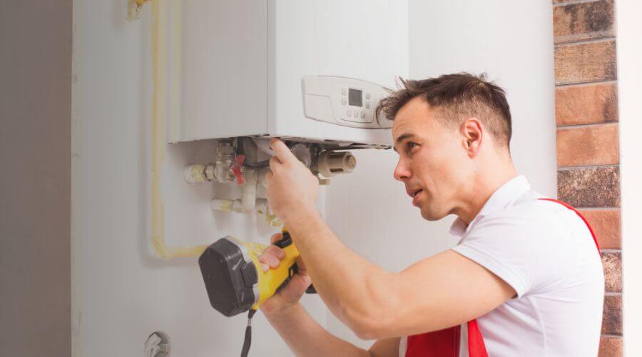 Local tankless water heater installation in Davisburg, MI